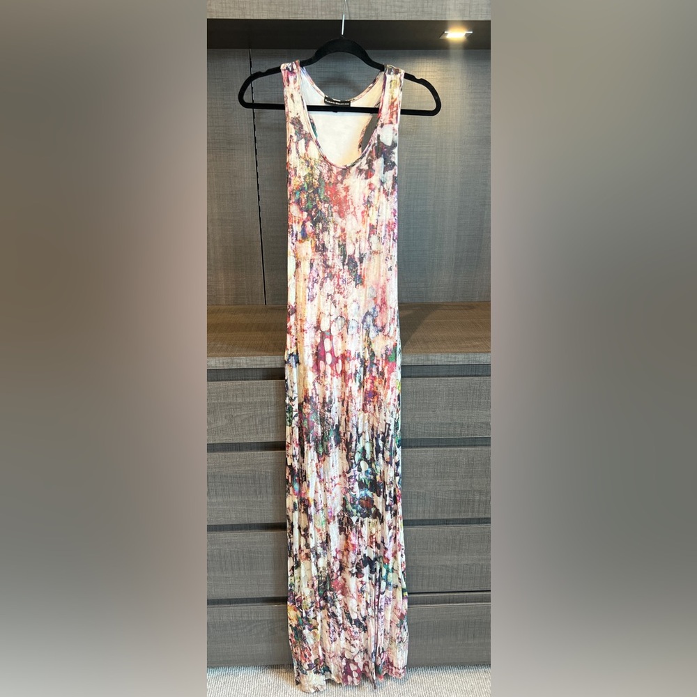Like New Karina Grimaldi Watercolor Maxi Dress